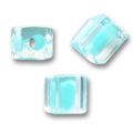 Cubes Miyuki 4 mm SB4-220- Crystal Mist Aqua Lined