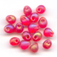 Mini-gouttes Miyuki 3.4 mm DP140FR - Mat Tr Red Orange AB