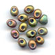 Mini-gouttes Miyuki 3.4 mm DP2035 - Mat Metallic Khaki Iris