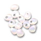 Mini-gouttes Miyuki 3.4 mm DP131FR - Tr Crystal Mat AB