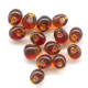 Mini-gouttes Miyuki 3.4 mm DP134 - Transparent Dark Topaz