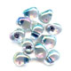 Mini-gouttes Miyuki 3.4 mm DP283 - Crystal AB Noir Lined
