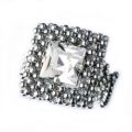 Kit Anillo Miyuki Square Motif