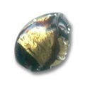 Feuille torsad�e feuille d'or 16x12 mm Zig Zag Noir x1