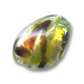 Feuille torsad�e feuille d'or 16x12 mm Ethnique x1