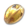 Feuille torsad�e feuille d'or 16x12 mm Macchiata x1