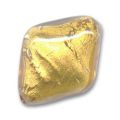 Losange feuille d'or 19x18 mm Topaz x1
