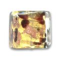 Carr� feuille d'or 15 mm Leopard x1