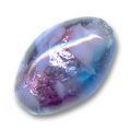 Olive Purple feuille d'argent 12x8 mm x1