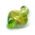 Spirale cercl�e d'or 12 mm Peridot x1