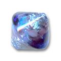 Toupie feuille d'argent 10 mm purple x1