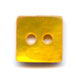 Bouton Nacre carr� 10 mm Ambre x1