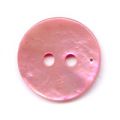 Bouton Nacre 15 mm Rose pale x1