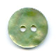 Bouton Nacre 15 mm Vert x1