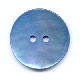 Bouton Nacre 20 mm Bleu Turquoise x1