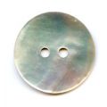 Lot de 12 Boutons Nacre 20 mm Naturel