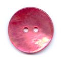 Bouton Nacre 15 mm Rose/Padparascha x1