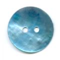 Lot de 11 Boutons Nacre 20 mm Turquoise
