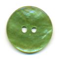 Bouton Nacre 20 mm Vert x1