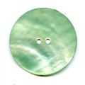 Bouton Nacre 34 mm Vert clair  x1