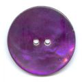 Lot de 6 Boutons Nacre 30 mm Aubergine