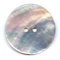 Lot de 6 Boutons Nacre 30 mm Naturel
