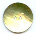 Lot de 6 Boutons Nacre 30 mm Vert