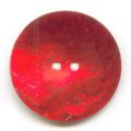 Lot de 6 Boutons Nacre 30 mm Rouge