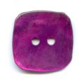 Bouton Nacre carr� 16 mm Amethyst x1