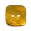 Bouton Nacre carr� 16 mm Topaz x1