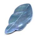 Feuille Nacre 48x24 mm Turquoise x1
