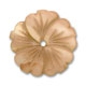 Fleur Nacre 25 mm Copper Brown x1