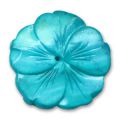 Fiore Madreperla mm. 41 Turchese x1