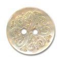 Bouton laser Nacre 15 mm Natutel iris� x1