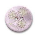 Bouton Nacre Mat grav� 18 mm Mauve x1