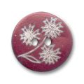 Bouton Nacre Mat grav� 18 mm Bordeaux x1