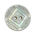Bouton laser Nacre d�cor losange 15 mm Iris� x1