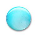 Palets ronds en nacre 11 mm Aquamarine x10