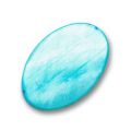 Palets ovales en nacre 12x8 mm Aquamarine x10