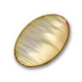 Palets ovales en nacre 15x10 mm Bronze x10