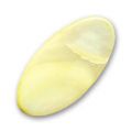 Palets ovales en nacre 30x16 mm Jaune x5