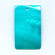 Pendentif Nacre 55x33 mm Turquoise x1