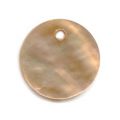 Lot de 10 Sequins Nacre 12 mm Bronze