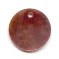 Lot de 10 Sequins Nacre 12 mm Burgundy
