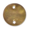 Sequins intercalaires Nacre 12 mm Brown x10