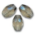 Olives facett�es 11x8 mm Black Diamond x20