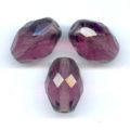 Olives facett�es 11x8 mm Amethyst x20