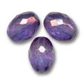 Olives facett�es 11x8 mm Lumi Amethyst x20