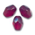 Olives facett�es  8x6 mm Siam x25