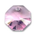 Octogone 6401  8 mm un trou Light Rose x1